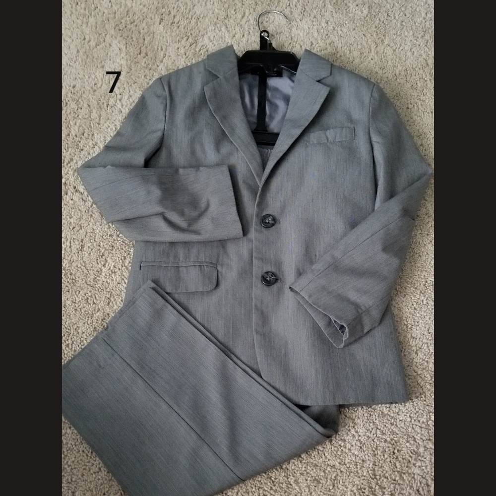Boys gray suit